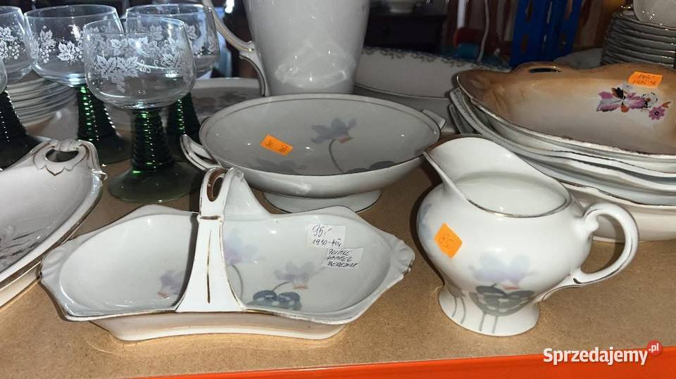 Mlecznik KPM Przebiśniegi dekor Wiinblada Gdańsk