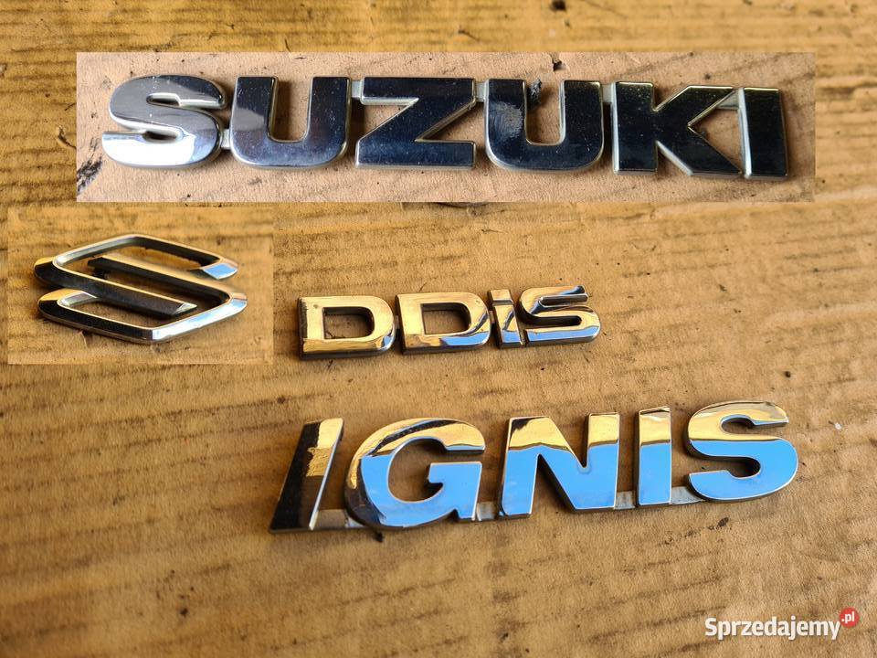 Suzuki Ignis MH Emblematy Znaczki Tylnej Klapy Legnica