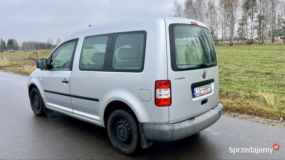 VW Caddy 19 TDI 2010r Klima 5 Osób Stan wspomaganie kierownicy Milejów-Osada