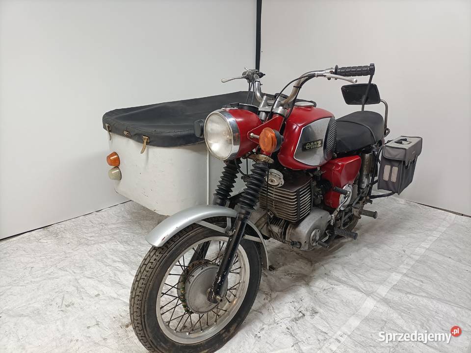 MZ 250 z wozkiem towarowym oryginalny stan pozostałe Padniewko