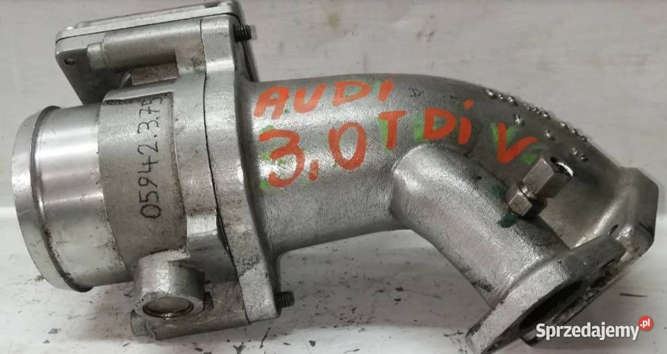 Przepustnica VW 30 TDI V6 4E0145950A Zawieszenie silnika Suchedniów