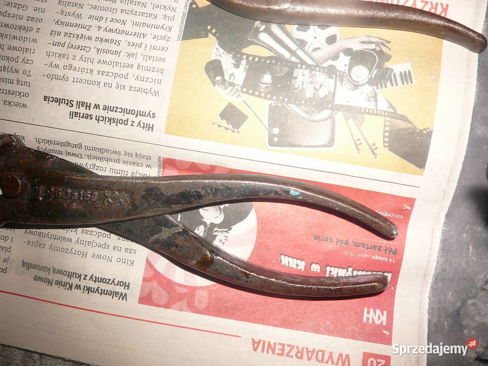 Stare obcęgi obcinaki czołowe RSDA industrial Wrocław