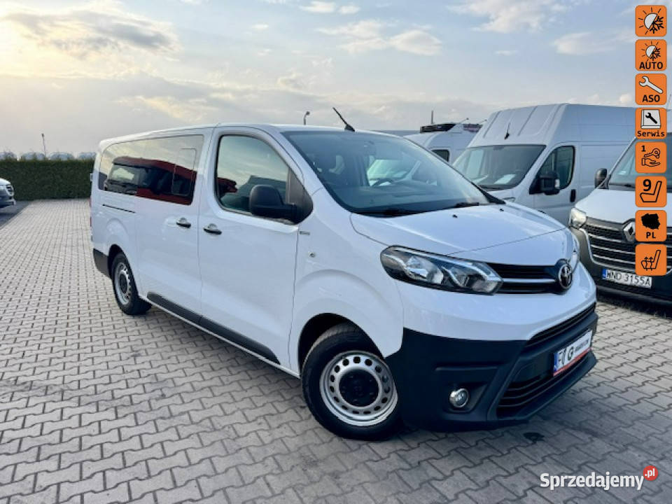Toyota ProAce SALON L2H1 Długi 9 osób 2 x KLIMA Leszno
