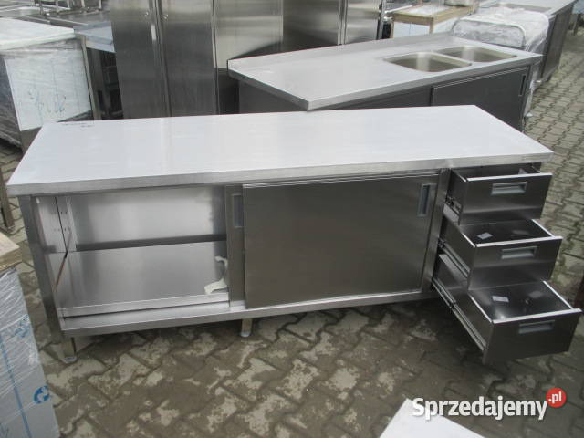 Stół Gastronomiczny Drzwi Suwane Szuflady Ostrów Wielkopolski sprzedam