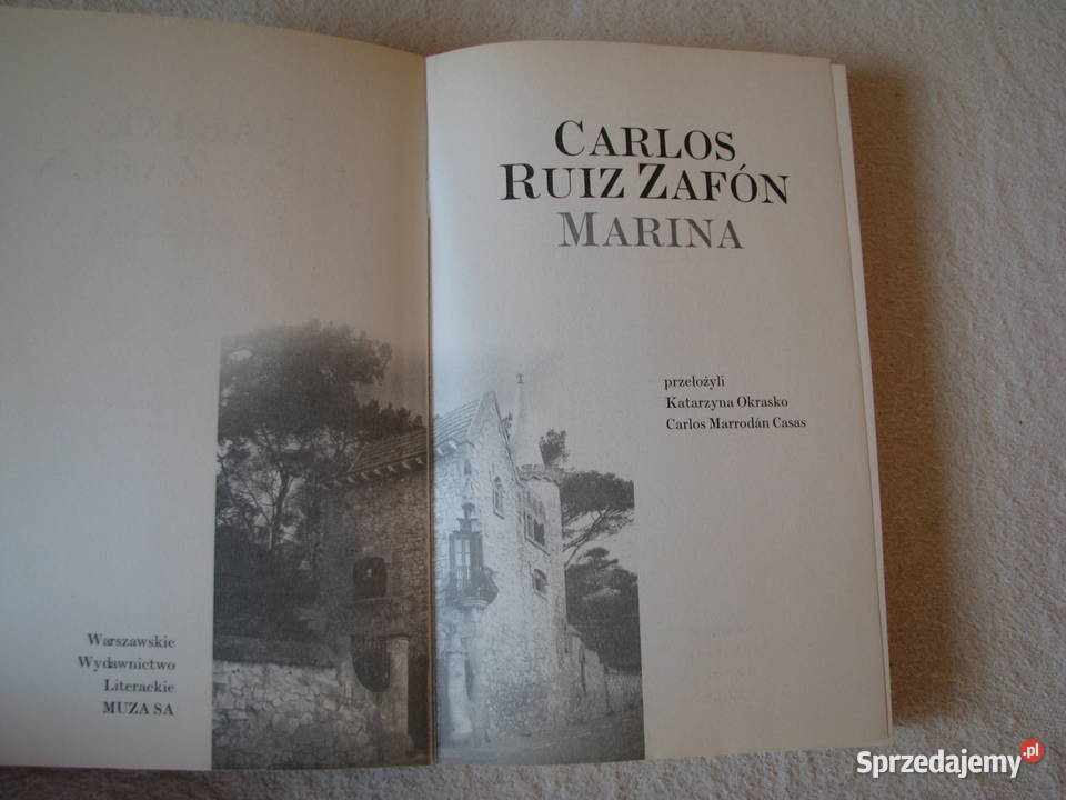 Carlos Ruiz Zafon Marina Brzegi