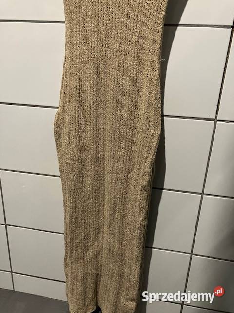 dwuwarstowa sukienka z ażurowej dzianiny HM xxs Toruń