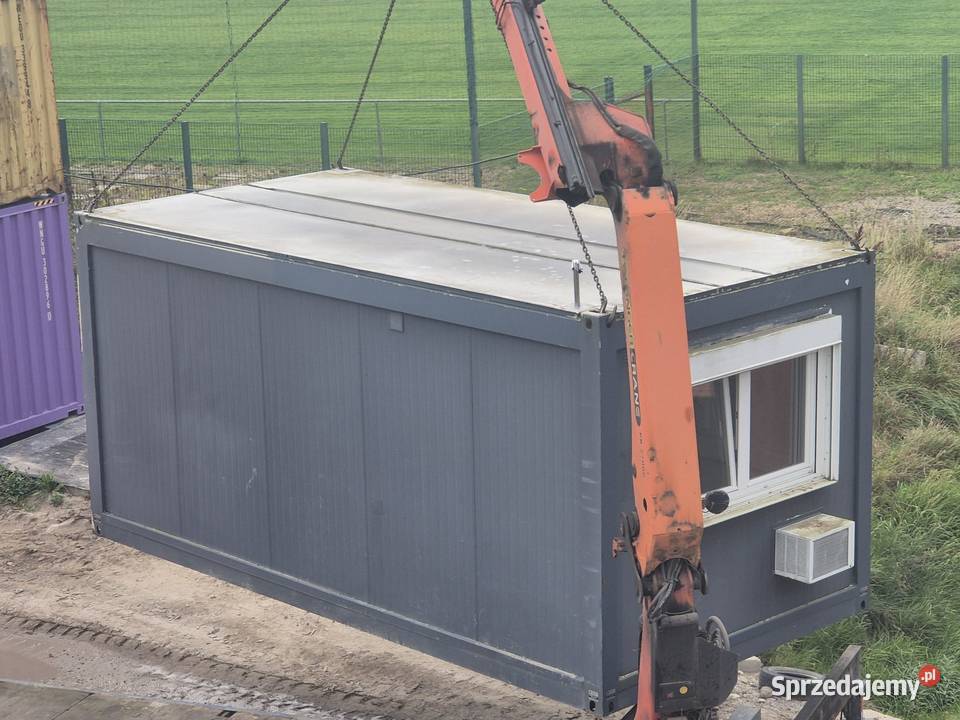 Kontener biurowy domek letniskowy 6mx3m sprzedam Gdańsk