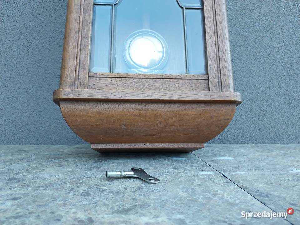 118 Stary zegar ścienny Mauthe przedwojenny Tczew