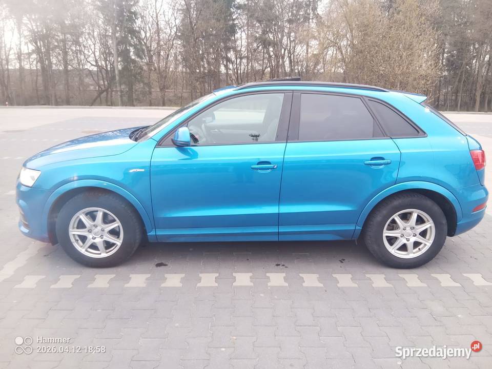 Audi Q3 2016r 2x sline manual panorama hak skóry Q3 wielkopolskie Jastrowie