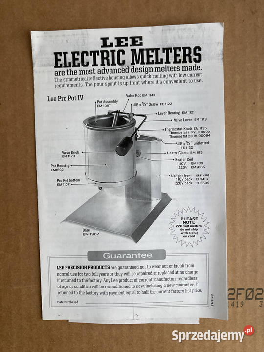 Lee Precision Melter Kociołek do roztapiania Wrocław