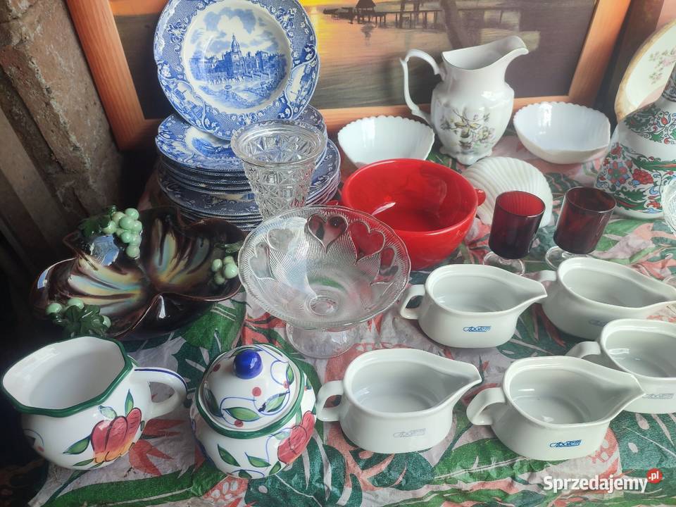 Wyprzedaż Szkło porcelana z czasów PRL Dulcza Wielka