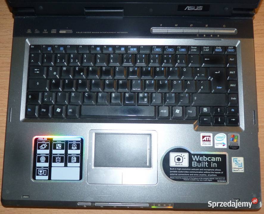 ASUS A6J DUAL CORE 183GHZ 3GB 120GB Zasilacz Warszawa