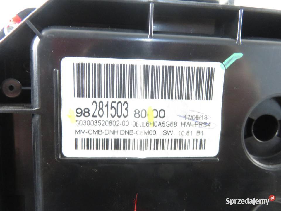 LICZNIK PEUGEOT 5008 II 12 THP PureTech 131 HNY Liczniki i zegary