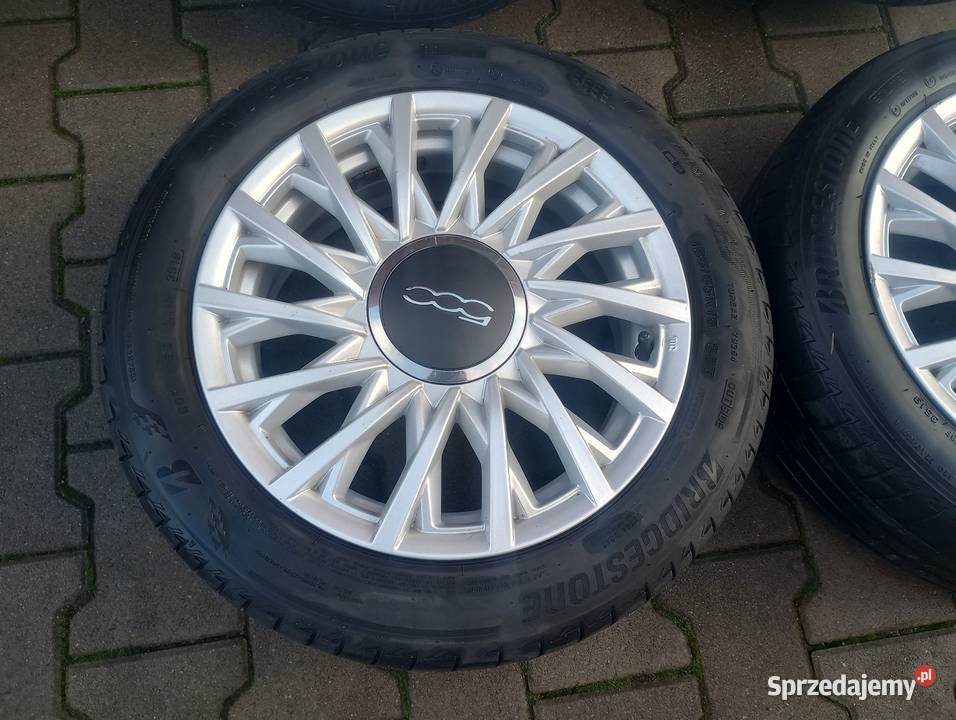 Alufelgi Fiat 500 Oryginalne 15 4x98 Doblo Średnica 15" Włocławek