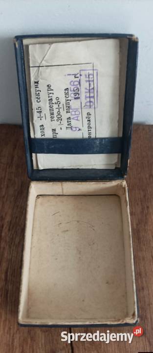 Etui zegarka z 1956r Dzierżoniów