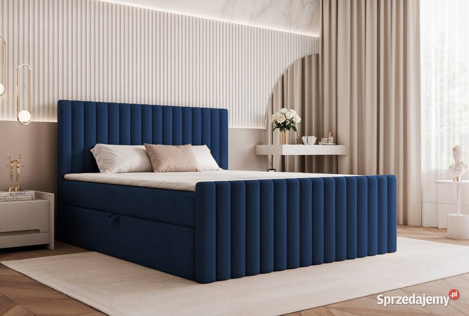 Łóżko kontynentalne Parma różne kolory i wielkopolskie Tarchały Małe