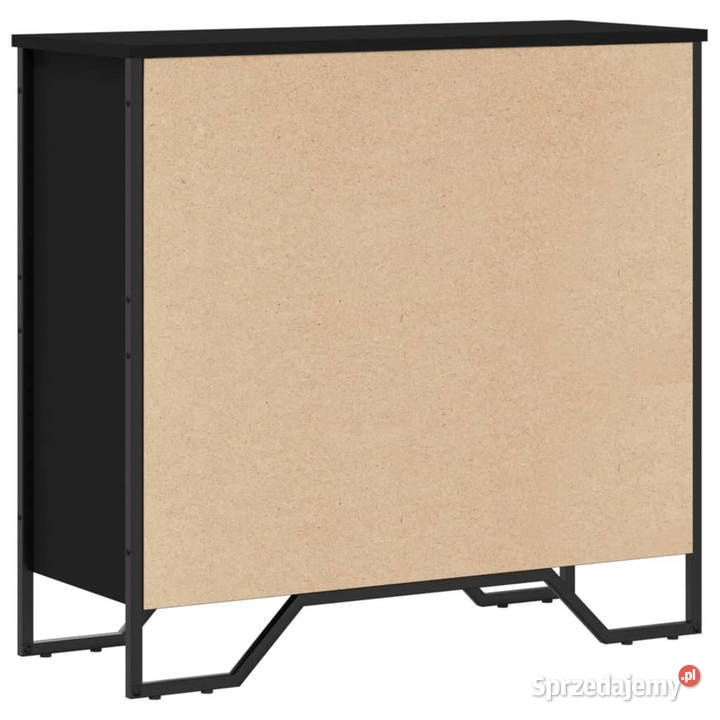 Regał na książki czarny 80x31x745 materiał