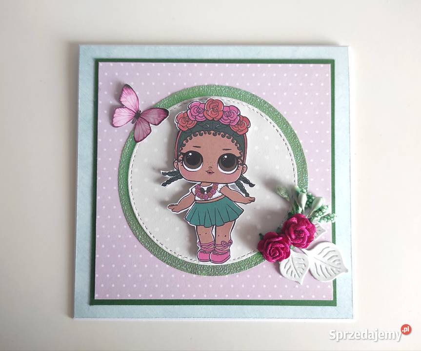 Kartka ręcznie robiona na urodziny LOL 2 łódzkie Łódź