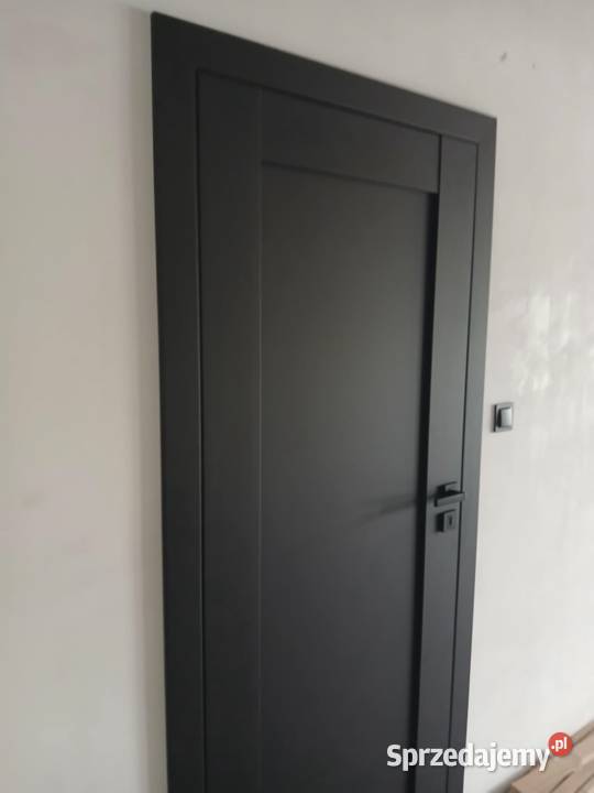 Drzwi bezprzylgowe CZARNE świętokrzyskie Ostrowiec Świętokrzyski