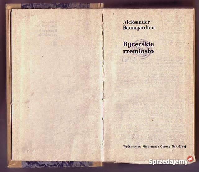 5357 RYCERSKIE RZEMIOSŁO ALEKSANDER BAUMGARDTEN małopolskie Czyrna