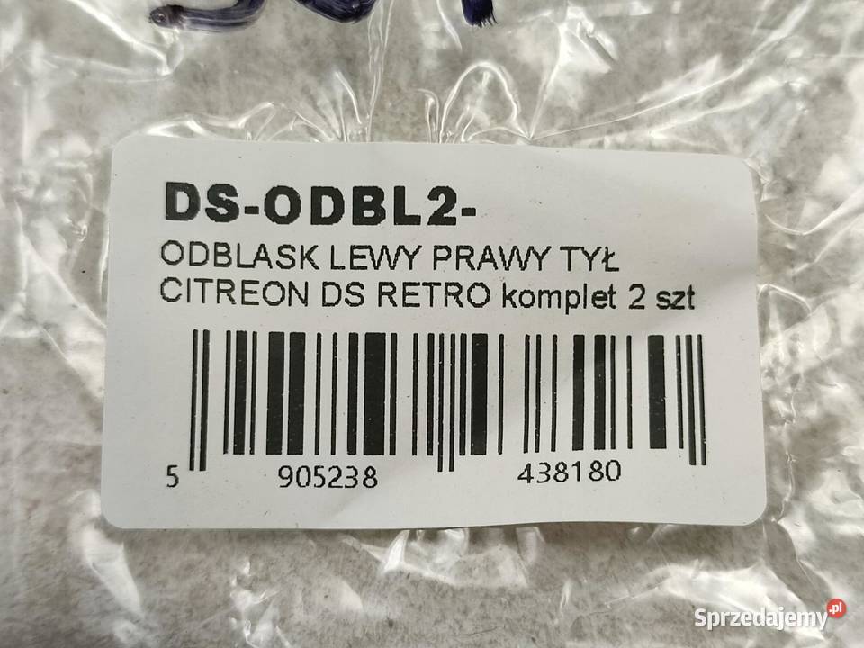 ODBLASK LEWY PRAWY TYŁ CITROEN DS RETRO KOMPLET