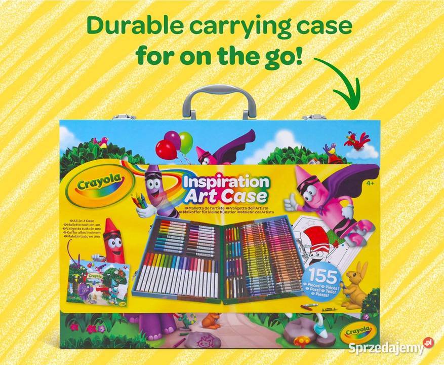 Zestaw Plastyczny Crayola w Walizce Kredki Mogilany