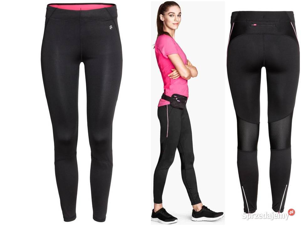 legginsy spodnie HM sport XS 34 fitness trening Toruń