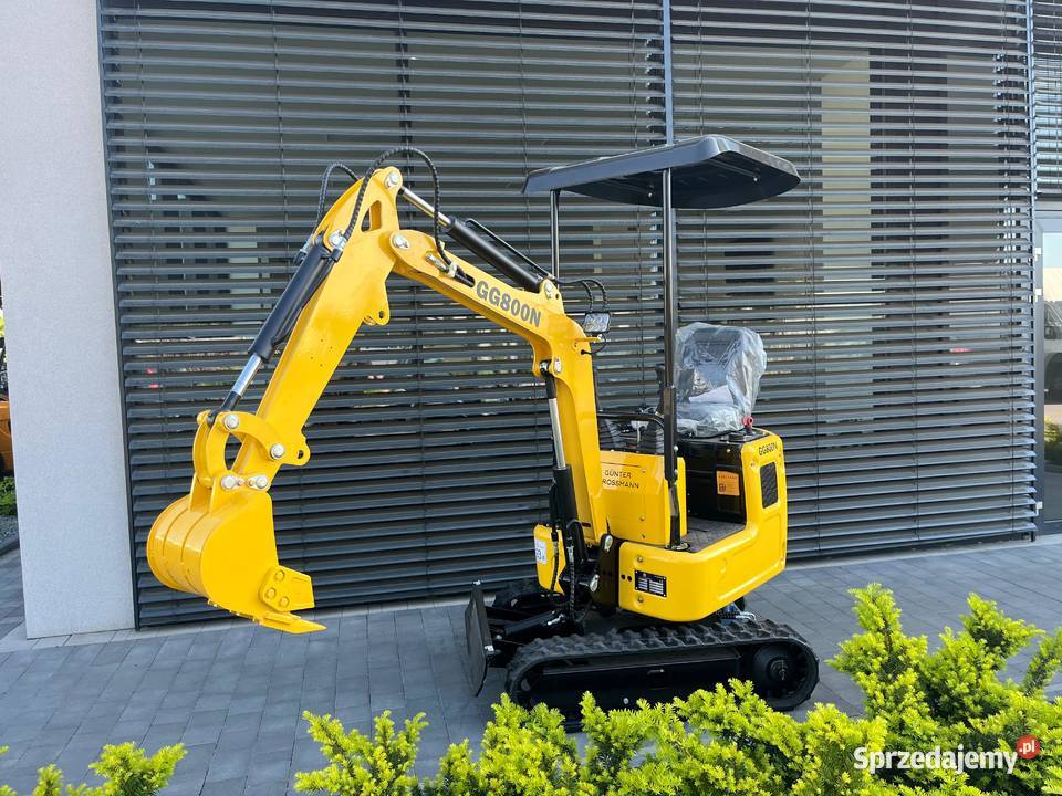 GG800N Najtańsza minikoparka profesjonalna w Maszyny budowlane Warszawa