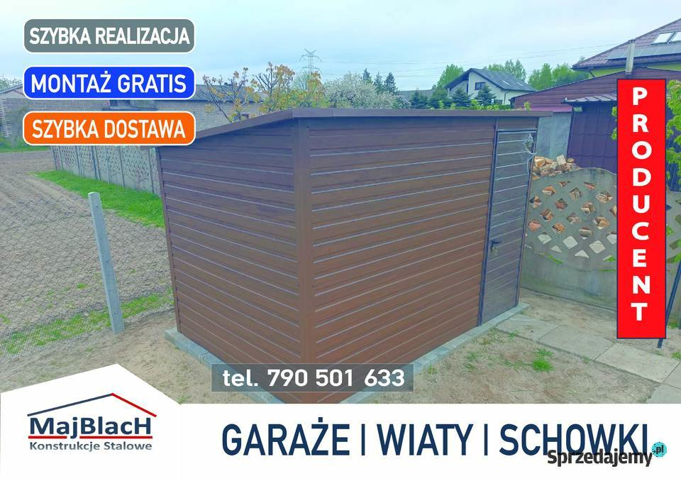 Wiatka ogrodowa Schowek Magazyn GARAŻE GARAŻ Dom i Ogród Koszalin