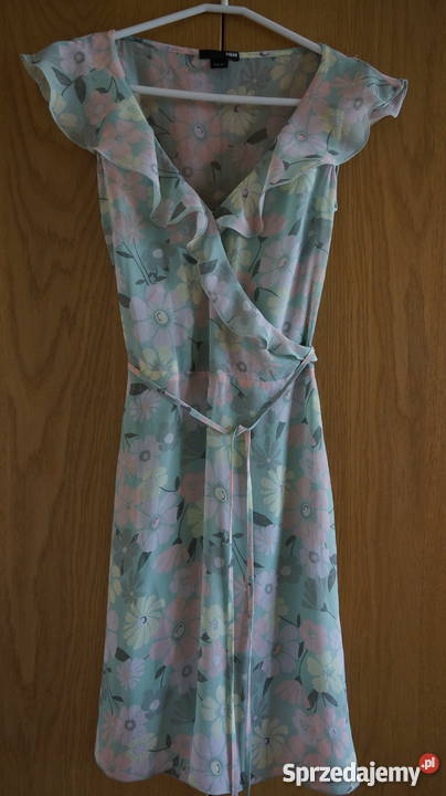 HM miętowa pastelowa mgiełka floral XS Gdańsk