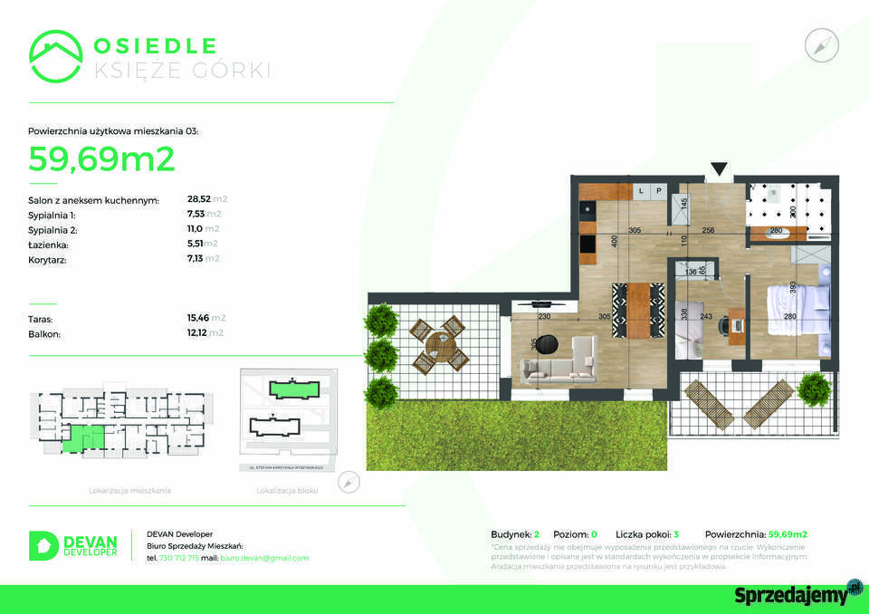 NOWA INWESTYCJA W ŁAŃCUCIE MIESZKANIA Rok budowy 2017 Mieszkania Łańcut