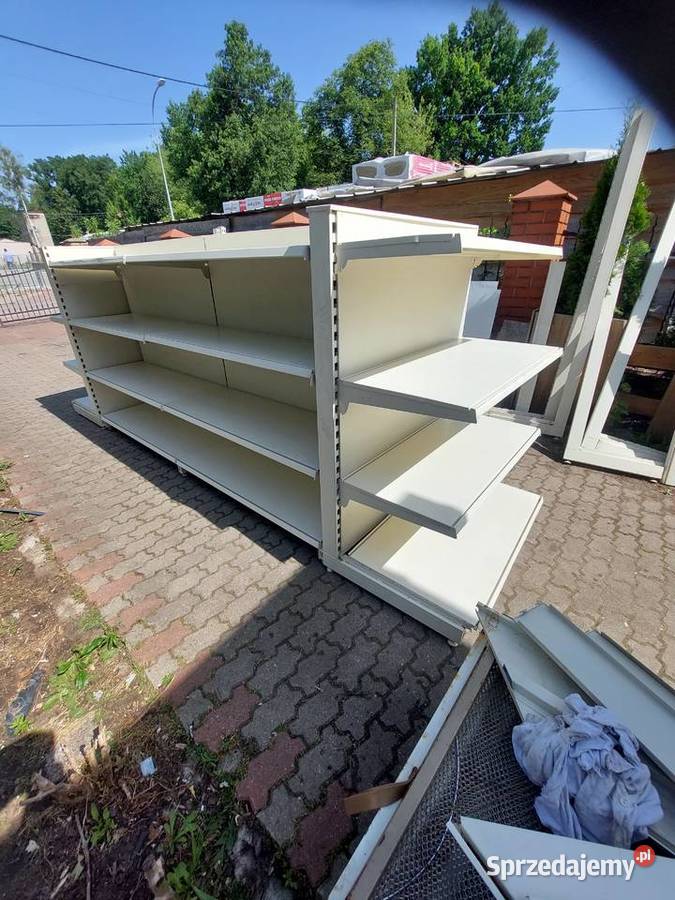 Gondola sklepowa z regałami szczytowymi 170 Białystok