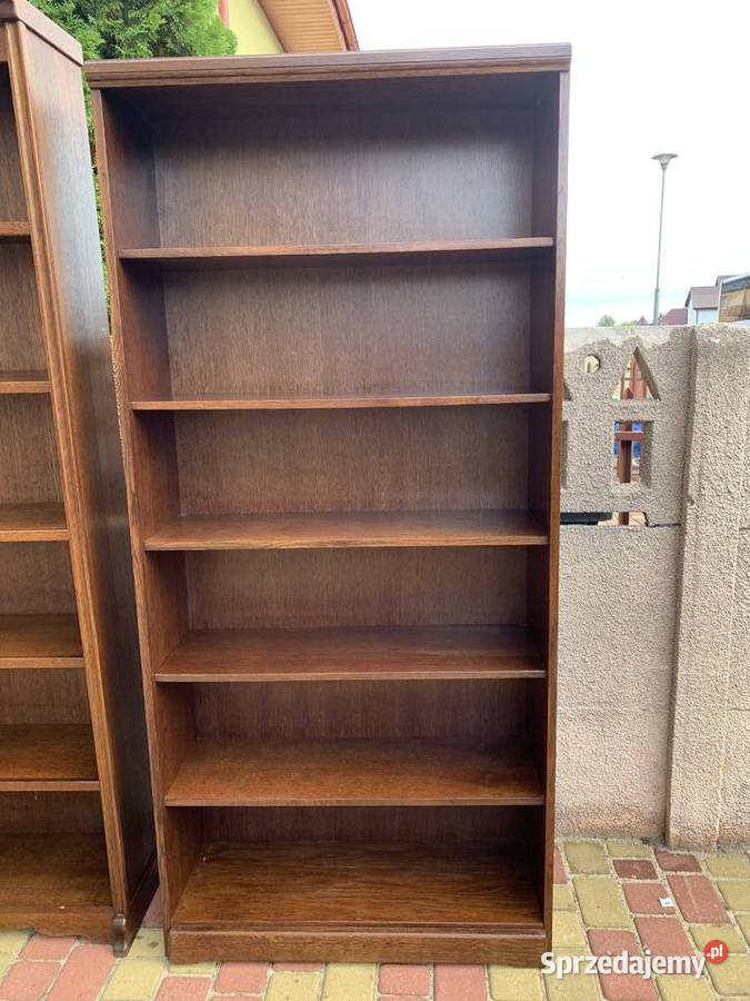 Ładny dębowy regałmeble holenderskie Szafy, regały, półki Ślesin