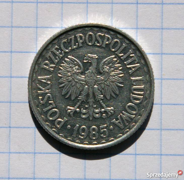 1 ZŁOTY 1985 POLSKA Piszczac