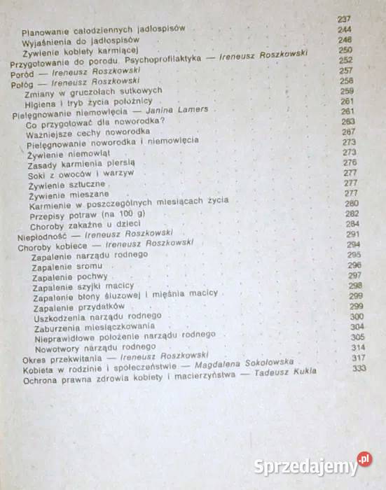 Zdrowie kobiety Ireneusz Roszkowski sprzedam