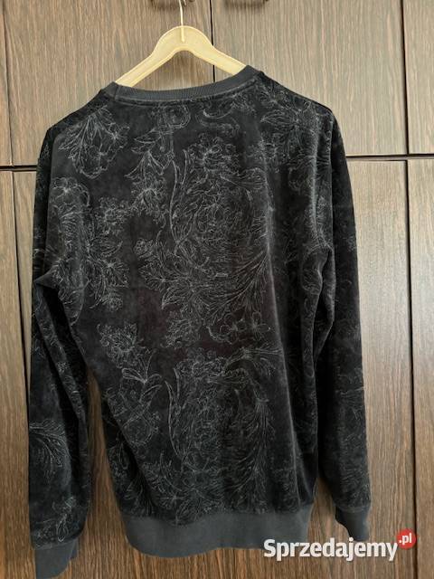 Bluza męska Zara S we wzór roślinny czarna Częstochowa
