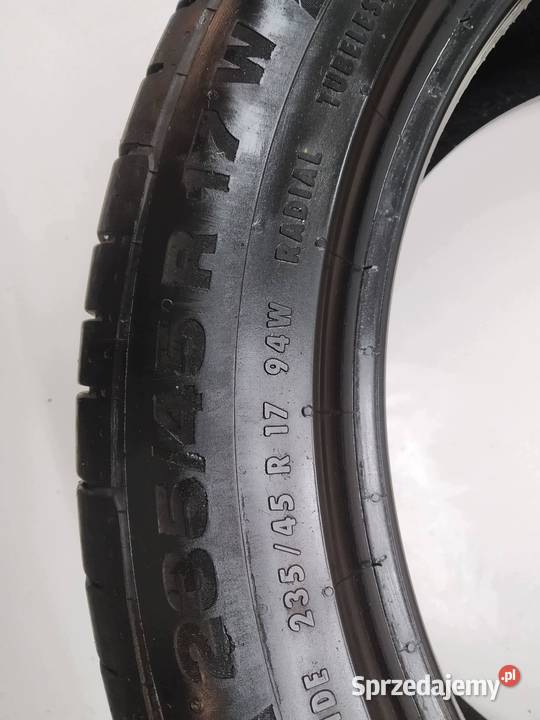 2x OPONA LETNIA CONTINENTAL 23545R17 3014 389MM sprzedam
