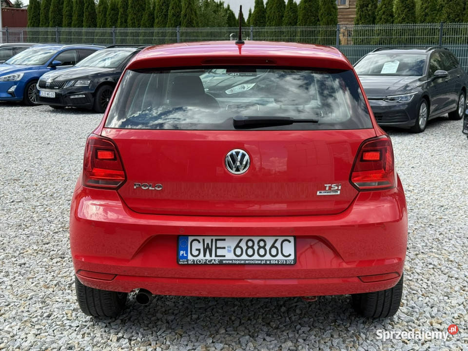 Volkswagen Polo 12 TSi BMT 90 2015r Salon 54 V ABS Wrocław