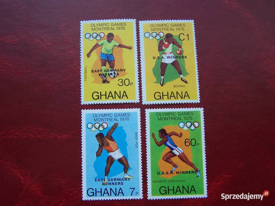 Ghana 1976 MNH Olimpiada Montreal 76 Sport Tychy