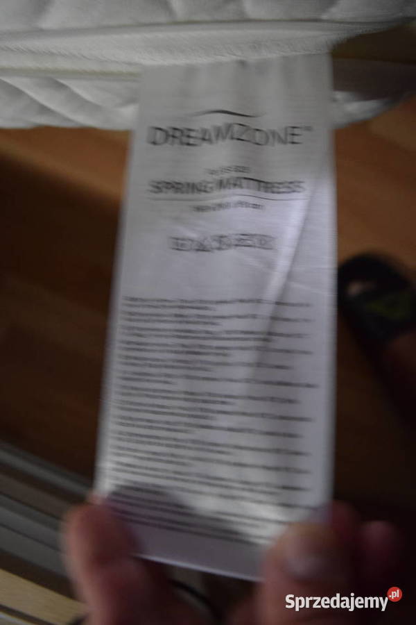 Materac DREAMZONE PLUS200X160X19Okazja Kosztował Olsztyn sprzedam