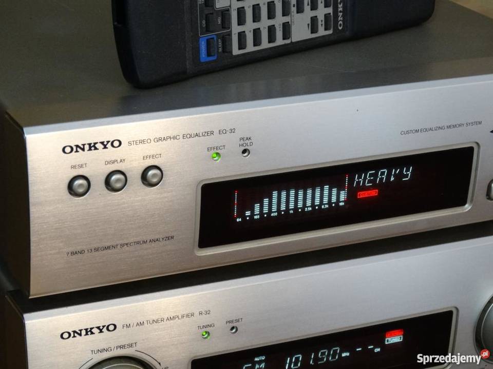 Amplituner Onkyo z korektorem pilot mocny Wzmacniacze i pokrewne Jasło
