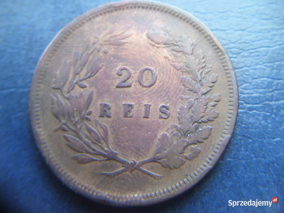 Stare monety 20 real 1891 Portugalia /2
