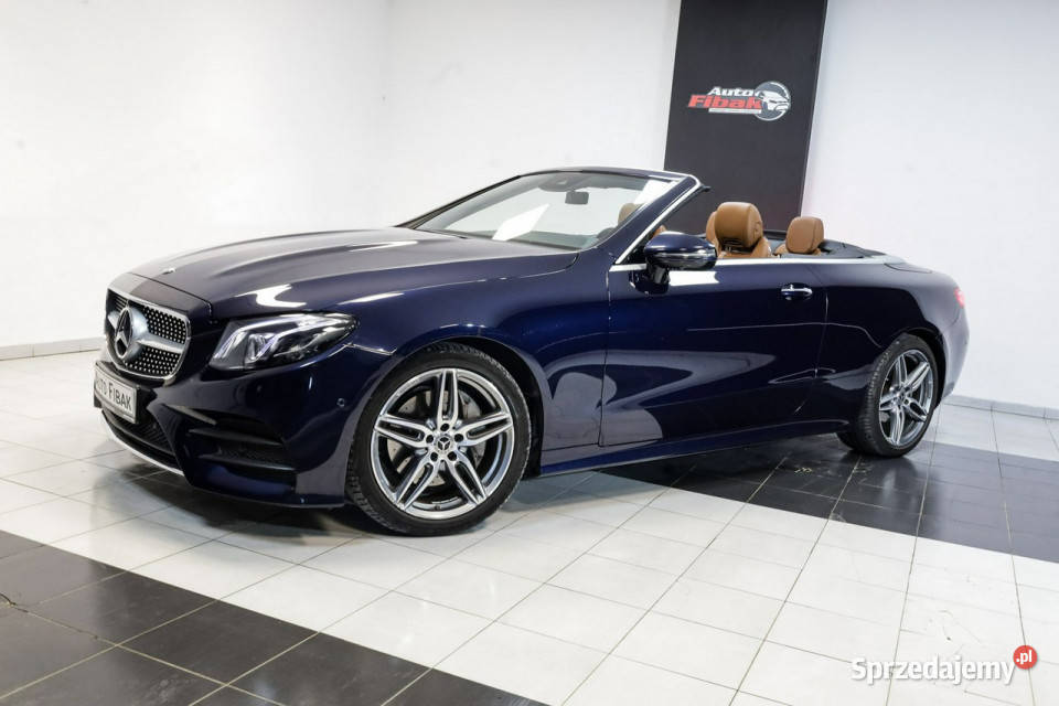 Mercedes E 220 E220dCabrioNiski przebiegAMG czujnik zmierzchu Konstantynów Łódzki sprzedam