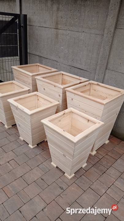 Donice drewniane Łódź