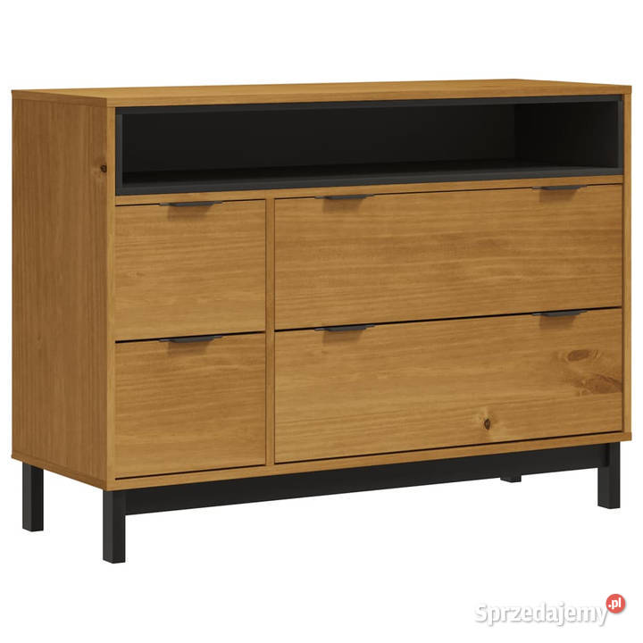 Komoda FLAM 110x40x80 lite drewno sosnowe Warszawa