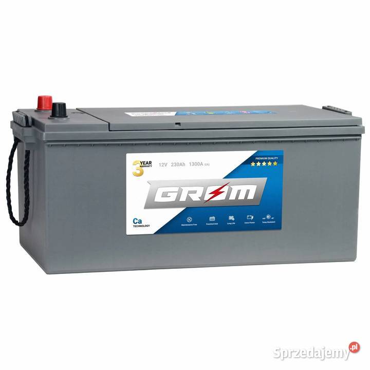 Akumulator GROM Premium 230Ah 1300A EN LEWY PLUS Warszawa