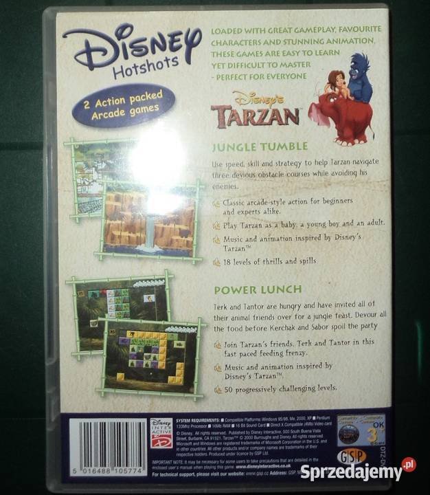 Disney 3 in 1 angielsku gra na Windows XP podkarpackie