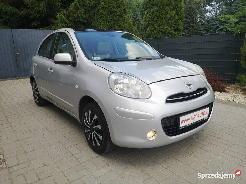 Nissan Micra 12 16v 80 Klimatr Panorama Navi centralny zamek dolnośląskie Strzegom sprzedam