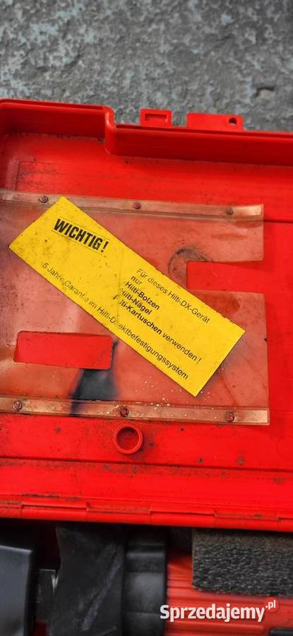 Osadzacz prochowy do gwoździ hilti dx650 Sandomierz sprzedam