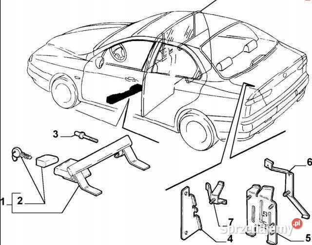 ZAMKNIĘCIE POD SIEDZENIEM NA BROŃ ALFA ROMEO 156 lubelskie sprzedam